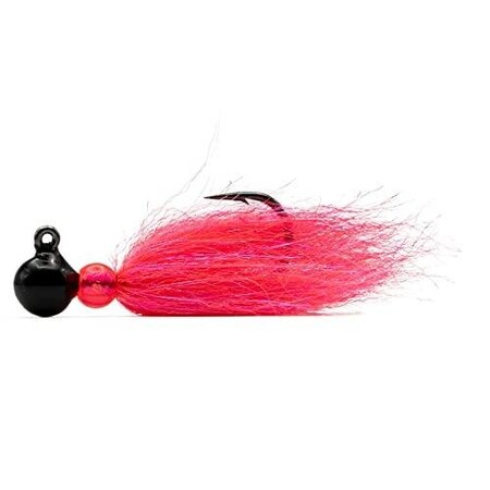 Mustad Sink It Series Jig Black Cerise 14Oz 1 SBJ-1/4-BFR-1